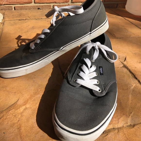 Men’s Gray Vans - Picture 1 of 5